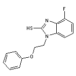 4-fluoro-1-(2-phenoxyethyl)-1H-1,3-benzodiazole-2-thiol