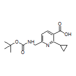 6-[(Boc-amino)methyl]-2-cyclopropylnicotinic Acid