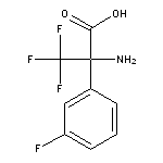 2-amino-3,3,3-trifluoro-2-(3-fluorophenyl)propanoic acid