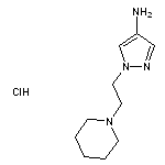 1-[2-(piperidin-1-yl)ethyl]-1H-pyrazol-4-amine hydrochloride