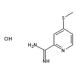 4-(methylsulfanyl)pyridine-2-carboximidamide hydrochloride