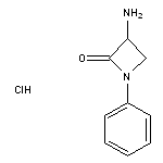 3-amino-1-phenylazetidin-2-one hydrochloride