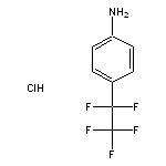 4-(pentafluoroethyl)aniline hydrochloride