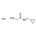 2-amino-N-(cyclopropylmethyl)acetamide hydrochloride