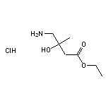 ethyl 4-amino-3-hydroxy-3-methylbutanoate hydrochloride