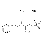 2-amino-4-methanesulfonyl-N-methyl-N-(pyridin-3-ylmethyl)butanamide dihydrochloride