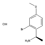 (1R)-1-(2-bromo-4-methoxyphenyl)ethan-1-amine hydrochloride