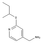 [2-(butan-2-yloxy)pyridin-4-yl]methanamine