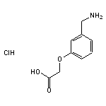 2-[3-(aminomethyl)phenoxy]acetic acid hydrochloride