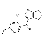 3-(4-methoxybenzoyl)-4H,5H,6H-cyclopenta[b]thiophen-2-amine