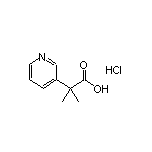 2-methyl-2-(pyridin-3-yl)propanoic acid hydrochloride