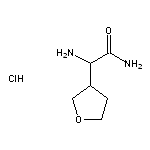 2-amino-2-(oxolan-3-yl)acetamide hydrochloride