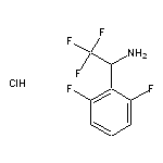 1-(2,6-difluorophenyl)-2,2,2-trifluoroethan-1-amine hydrochloride