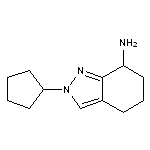 2-cyclopentyl-4,5,6,7-tetrahydro-2H-indazol-7-amine