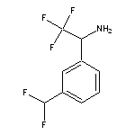 1-[3-(difluoromethyl)phenyl]-2,2,2-trifluoroethan-1-amine