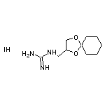 1-{1,4-dioxaspiro[4.5]decan-2-ylmethyl}guanidine hydroiodide