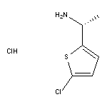 (1R)-1-(5-chlorothiophen-2-yl)ethan-1-amine hydrochloride