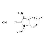 3-amino-1-ethyl-5-methyl-2,3-dihydro-1H-indol-2-one hydrochloride