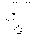 2-(1H-1,2,3-triazol-1-ylmethyl)piperidine dihydrochloride