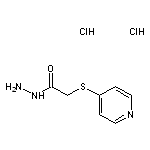 2-(pyridin-4-ylsulfanyl)acetohydrazide dihydrochloride