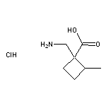 1-(aminomethyl)-2-methylcyclobutane-1-carboxylic acid hydrochloride