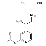 1-[3-(difluoromethoxy)phenyl]ethane-1,2-diamine dihydrochloride