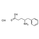 4-amino-5-phenylpentanoic acid hydrochloride