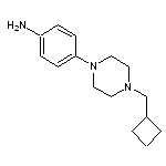 4-[4-(cyclobutylmethyl)piperazin-1-yl]aniline