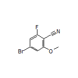 4-bromo-2-fluoro-6-methoxybenzonitrile