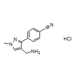 4-[4-(Aminomethyl)-1-methyl-3-pyrazolyl]benzonitrile Hydrochloride