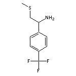 2-(methylsulfanyl)-1-[4-(trifluoromethyl)phenyl]ethan-1-amine