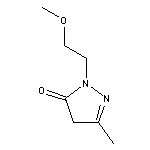 1-(2-methoxyethyl)-3-methyl-4,5-dihydro-1H-pyrazol-5-one