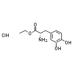 ethyl (2S)-2-amino-3-(3,4-dihydroxyphenyl)propanoate hydrochloride