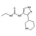 3-ethyl-1-[3-(piperidin-3-yl)-1H-pyrazol-4-yl]urea