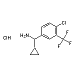 [4-chloro-3-(trifluoromethyl)phenyl](cyclopropyl)methanamine hydrochloride