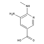 5-amino-6-(methylamino)pyridine-3-carboxylic acid