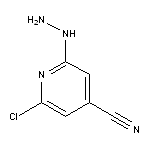 2-chloro-6-hydrazinylpyridine-4-carbonitrile