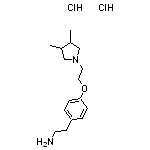 2-{4-[2-(3,4-dimethylpyrrolidin-1-yl)ethoxy]phenyl}ethan-1-amine dihydrochloride