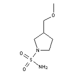 3-(methoxymethyl)pyrrolidine-1-sulfonamide