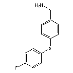 {4-[(4-fluorophenyl)sulfanyl]phenyl}methanamine