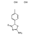 2-amino-5-(4-methylphenyl)-4,5-dihydro-1,3-oxazol-4-one dihydrochloride