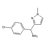 (4-chlorophenyl)(1-methyl-1H-pyrazol-3-yl)methanamine