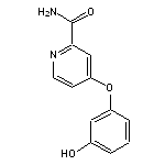 4-(3-hydroxyphenoxy)pyridine-2-carboxamide