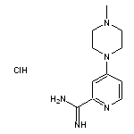 4-(4-methylpiperazin-1-yl)pyridine-2-carboximidamide hydrochloride