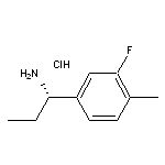 (1S)-1-(3-fluoro-4-methylphenyl)propan-1-amine hydrochloride