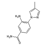 3-amino-4-(4-methyl-1H-pyrazol-1-yl)benzamide