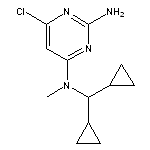 6-chloro-4-N-(dicyclopropylmethyl)-4-N-methylpyrimidine-2,4-diamine