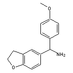 2,3-dihydro-1-benzofuran-5-yl(4-methoxyphenyl)methanamine