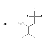 1,1,1-trifluoro-4-methylpentan-3-amine hydrochloride