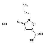 1-(2-aminoethyl)-5-oxopyrrolidine-3-carboxylic acid hydrochloride